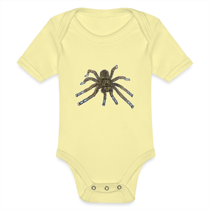 Baby Bio Body kurz Idiothele mira - Hellgelb