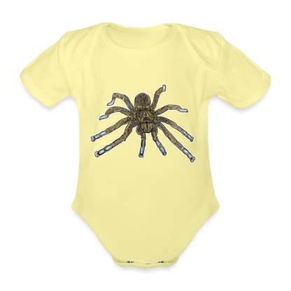 Baby Bio Body kurz Idiothele mira - Hellgelb