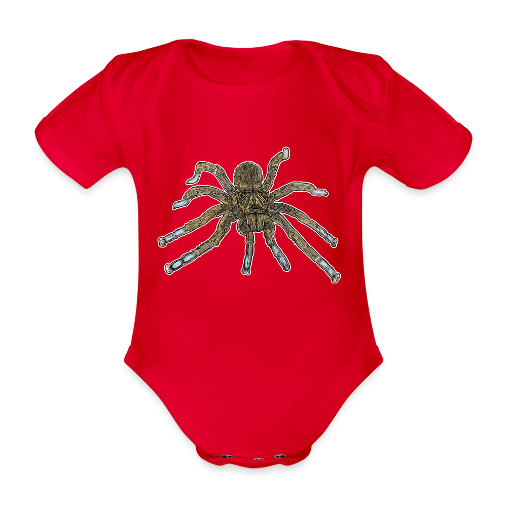 Baby Bio Body kurz Idiothele mira - Rot