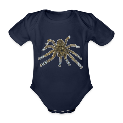 Baby Bio Body kurz Idiothele mira - Dunkelnavy