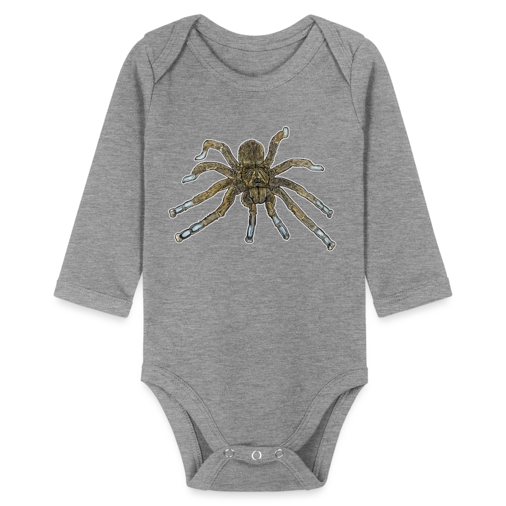 Baby Bio Body lang - Grau meliert