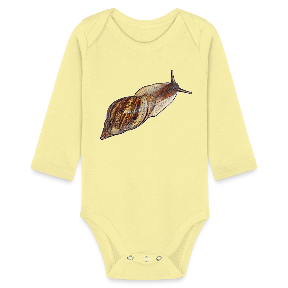 Baby Bio Body lang Achatina reticulata wildfarben - Hellgelb