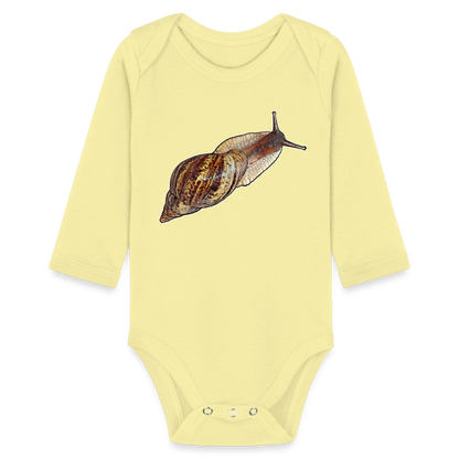 Baby Bio Body lang Achatina reticulata wildfarben - Hellgelb