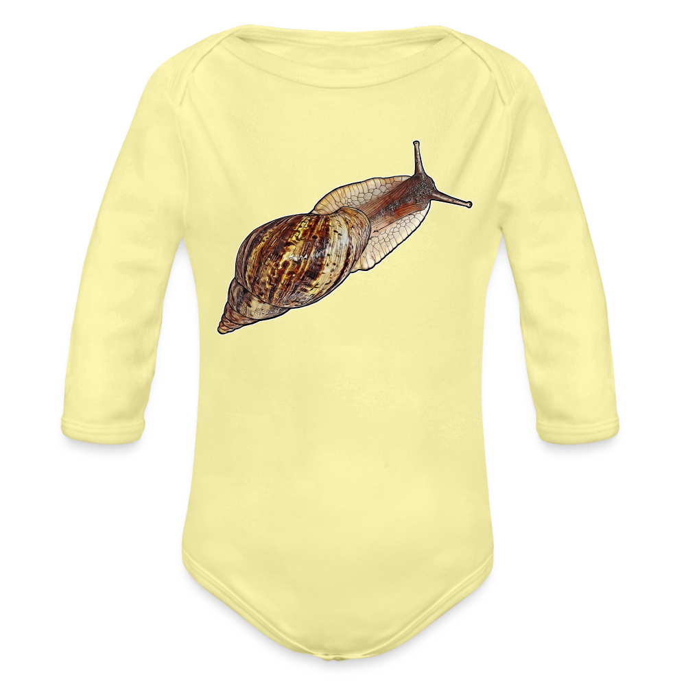 Baby Bio Body lang Achatina reticulata wildfarben - Hellgelb