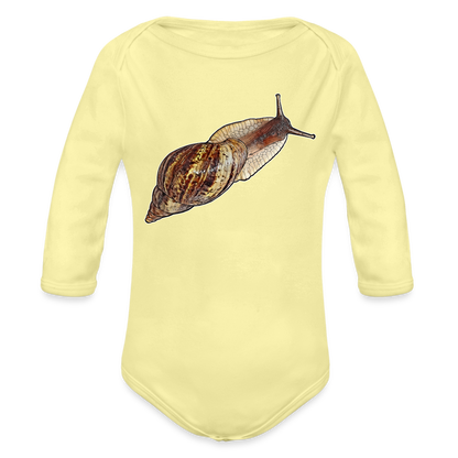 Baby Bio Body lang Achatina reticulata wildfarben - Hellgelb