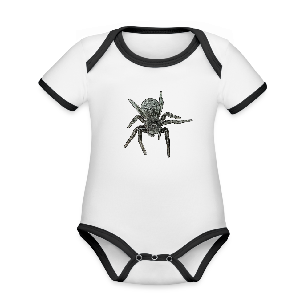 Baby Bio Kontrastbody kurz Eresus walckenaeri - Weiß/Schwarz