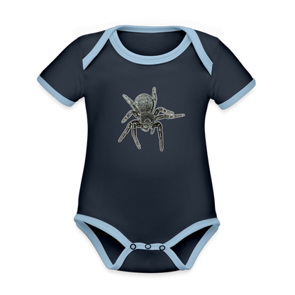 Baby Bio Kontrastbody kurz Eresus walckenaeri - Navy/Himmelblau
