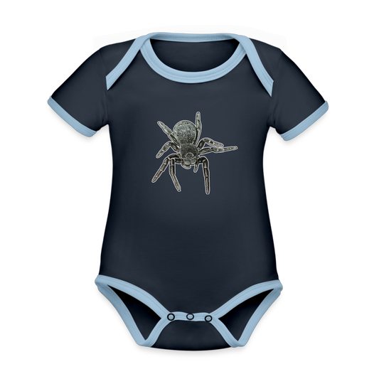 Baby Bio Kontrastbody kurz Eresus walckenaeri - Navy/Himmelblau