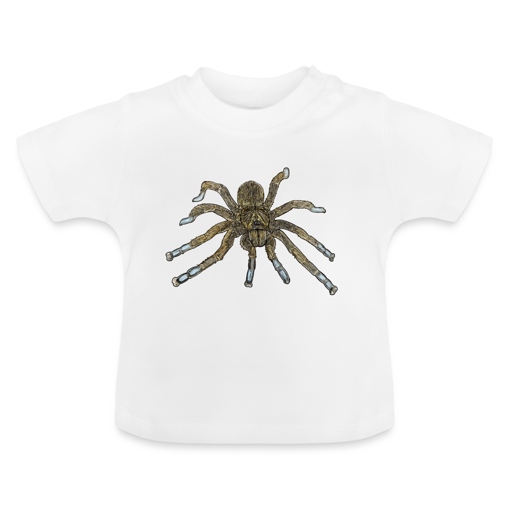 Baby T-Shirt Idiothele mira - weiß