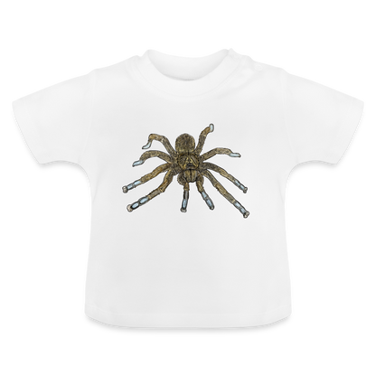 Baby T-Shirt Idiothele mira - weiß
