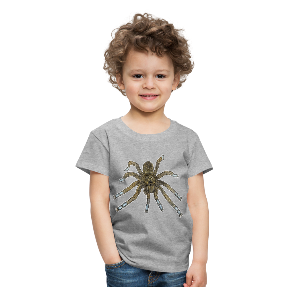 Kinder Basic T-Shirt Idiothele mira - Grau meliert