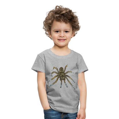 Kinder Basic T-Shirt Idiothele mira - Grau meliert