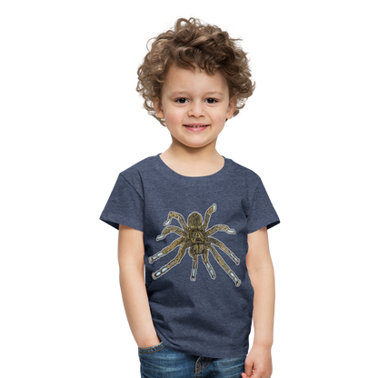 Kinder Basic T-Shirt Idiothele mira - Blau meliert
