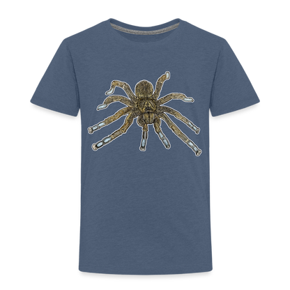 Kinder Basic T-Shirt Idiothele mira - Blau meliert