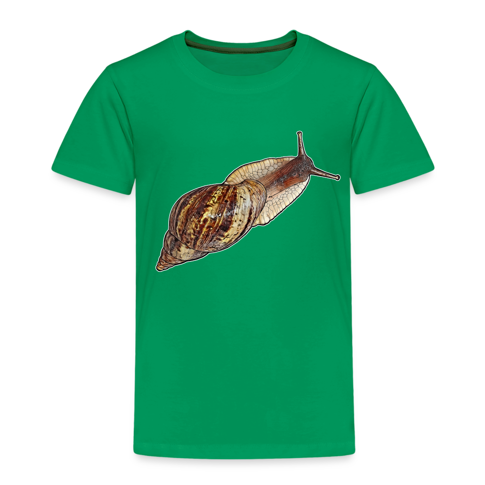 Kinder Basic T-Shirt Achatina reticulata wildfarben - Kelly Green