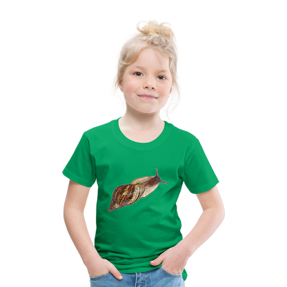 Kinder Basic T-Shirt Achatina reticulata wildfarben - Kelly Green