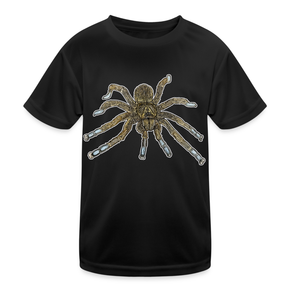 Kinder Funktions-T-Shirt Idiothele mira - Schwarz