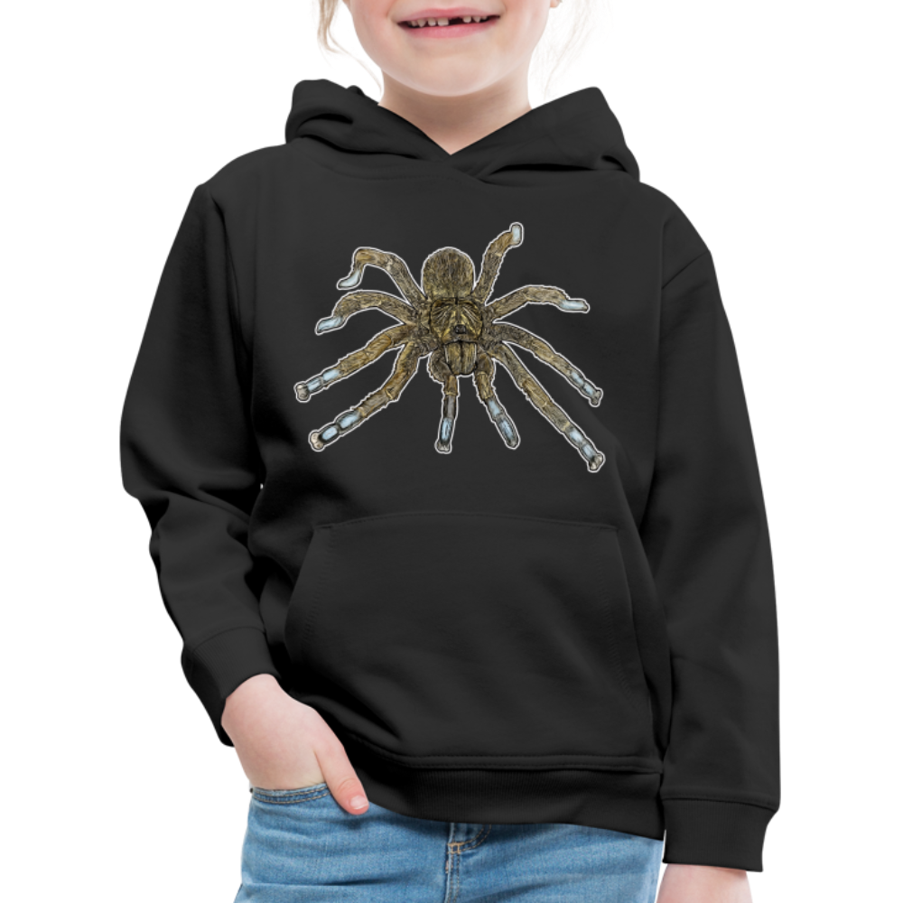 Kinder Hoodie Idiothele mira - Schwarz