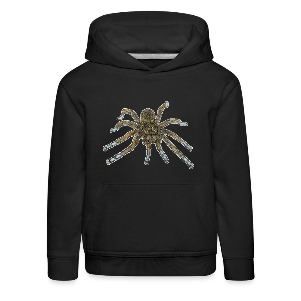 Kinder Hoodie Idiothele mira - Schwarz