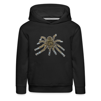 Kinder Hoodie Idiothele mira - Schwarz