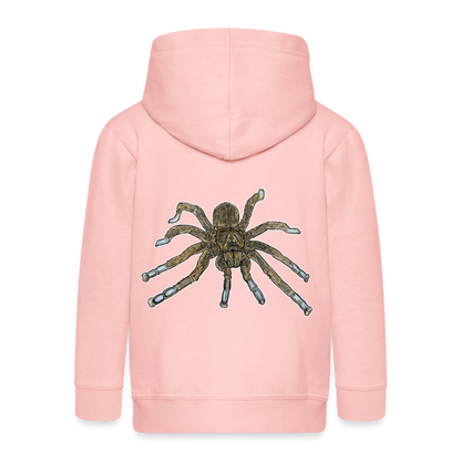 Kinder/ Teenager Zip-Hoodie Idiothele mira - Kristallrosa