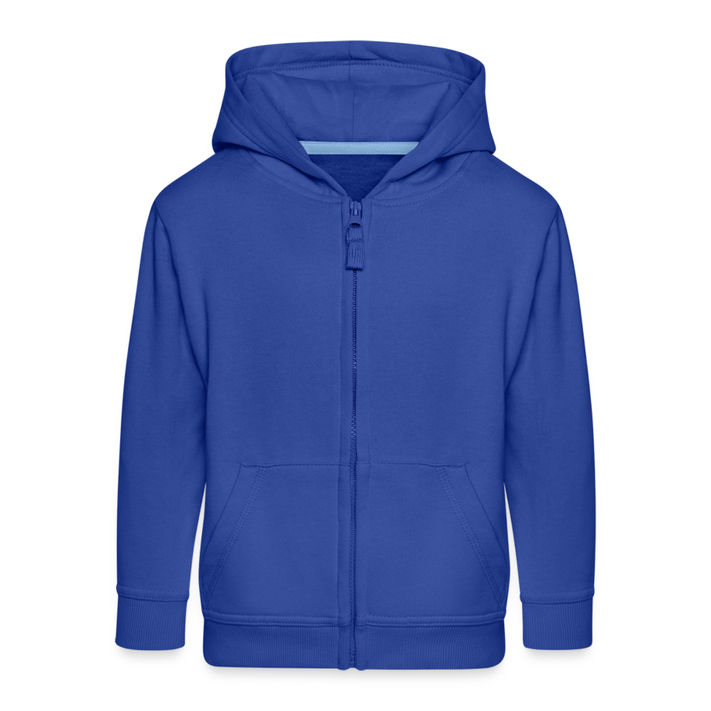 Kinder/ Teenager Zip-Hoodie Idiothele mira - Royalblau