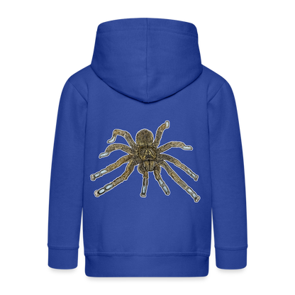 Kinder/ Teenager Zip-Hoodie Idiothele mira - Royalblau