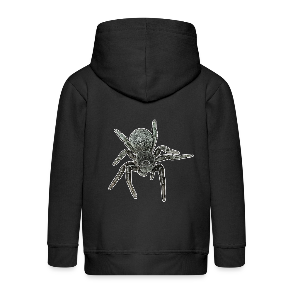 Kinder/ Teenager Zip-Hoodie Eresus walckenaeri - Schwarz