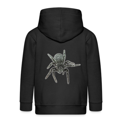 Kinder/ Teenager Zip-Hoodie Eresus walckenaeri - Schwarz