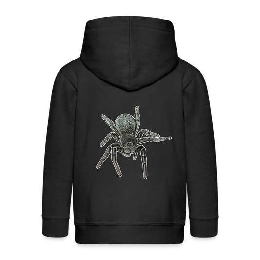 Kinder/ Teenager Zip-Hoodie Eresus walckenaeri - Schwarz