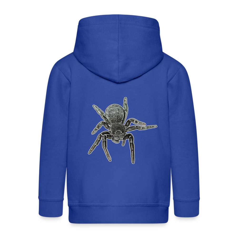 Kinder/ Teenager Zip-Hoodie Eresus walckenaeri - Royalblau