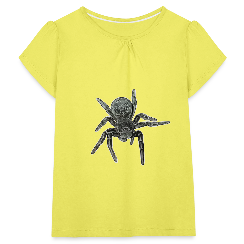 Mädchen-T-Shirt mit Raffungen Eresus walckenaeri - Gelb