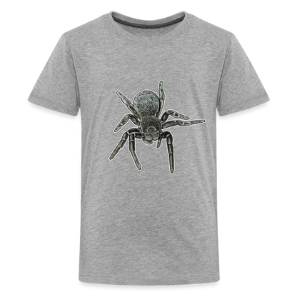 Teenager Basic T-Shirt Eresus walckenaeri - Grau meliert