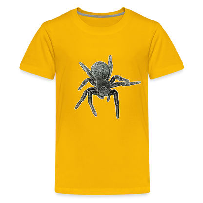 Teenager Basic T-Shirt Eresus walckenaeri - Sonnengelb