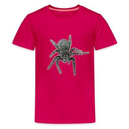 Teenager Basic T-Shirt Eresus walckenaeri - dunkles Pink