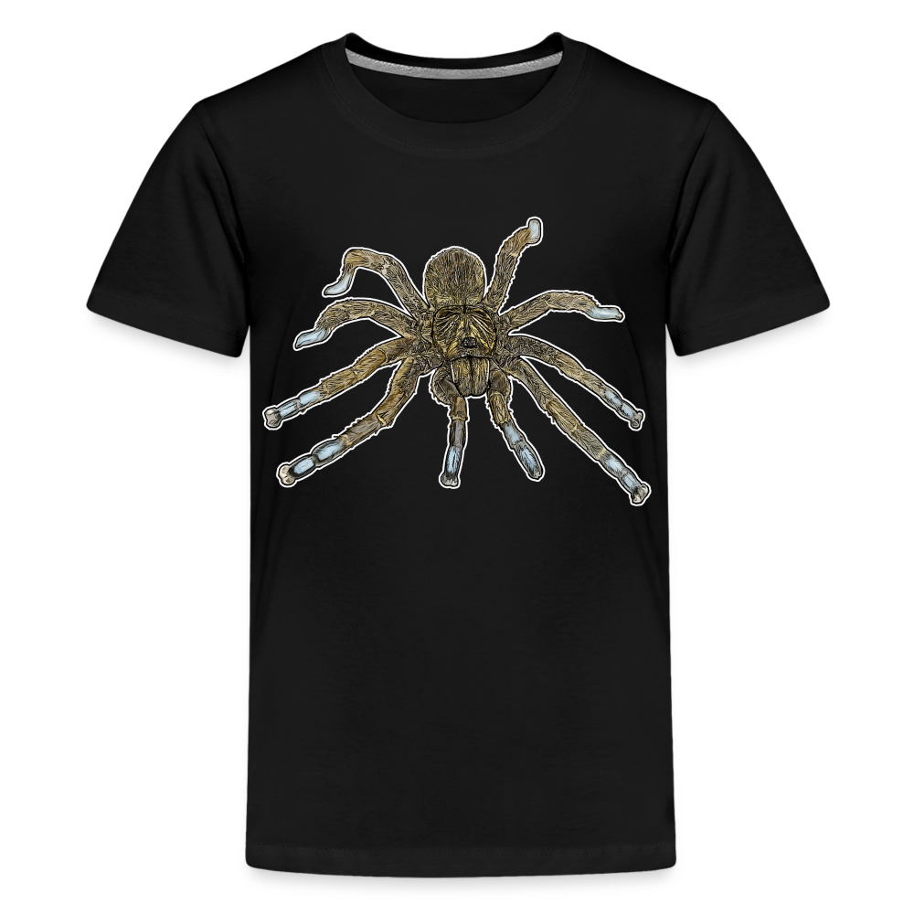 Teenager Basic T-Shirt Idiothele mira - Schwarz