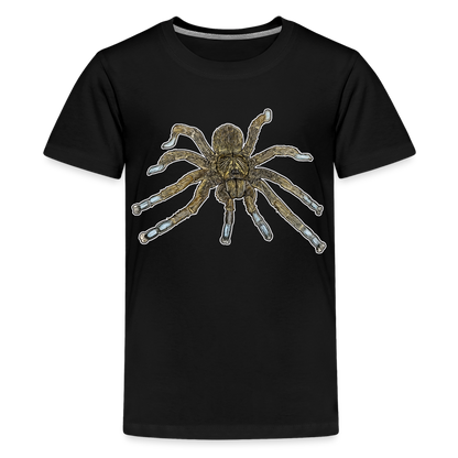 Teenager Basic T-Shirt Idiothele mira - Schwarz