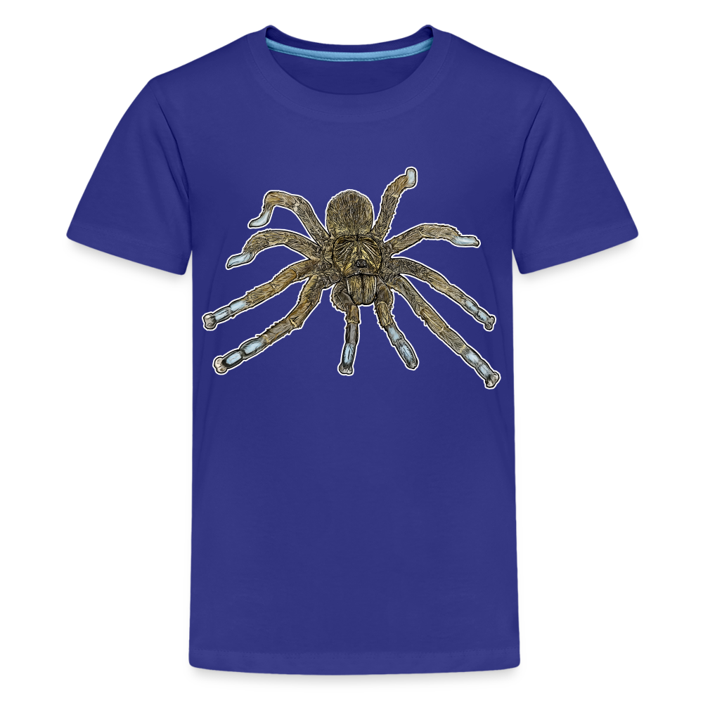 Teenager Basic T-Shirt Idiothele mira - Königsblau