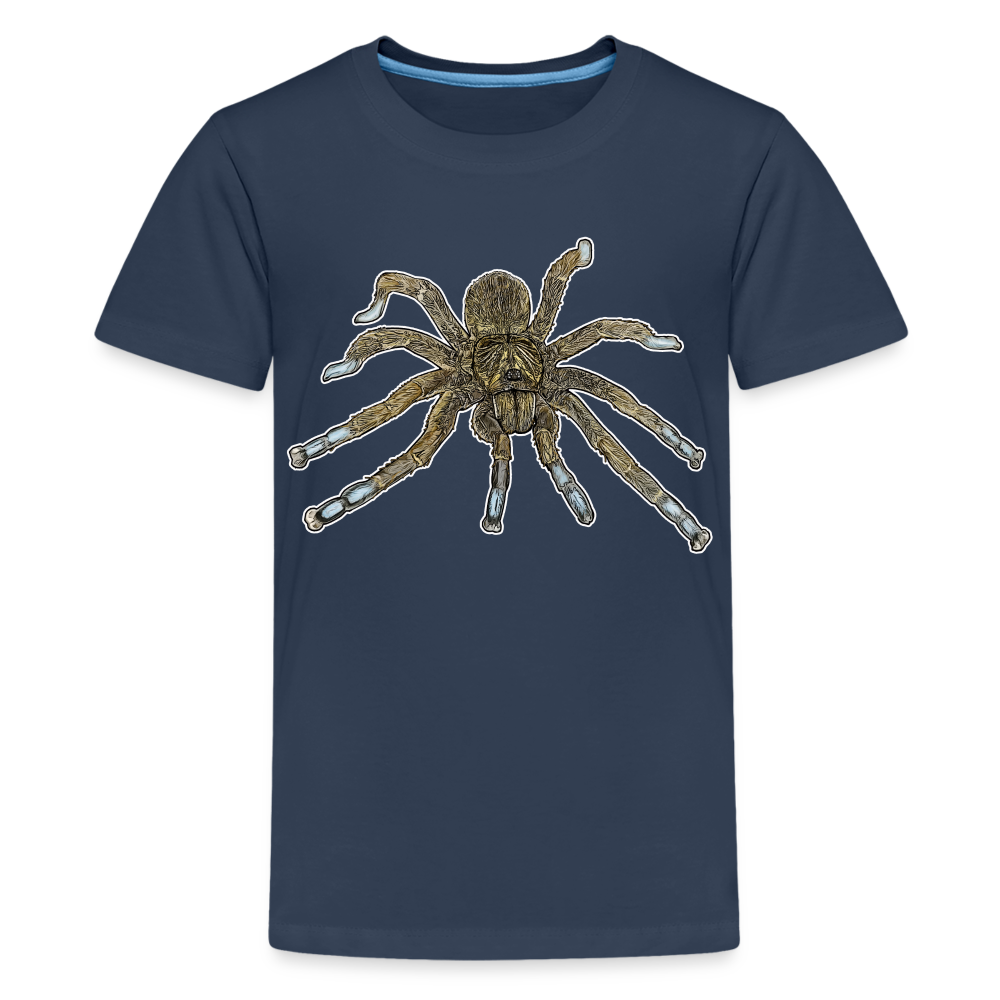 Teenager Basic T-Shirt Idiothele mira - Navy