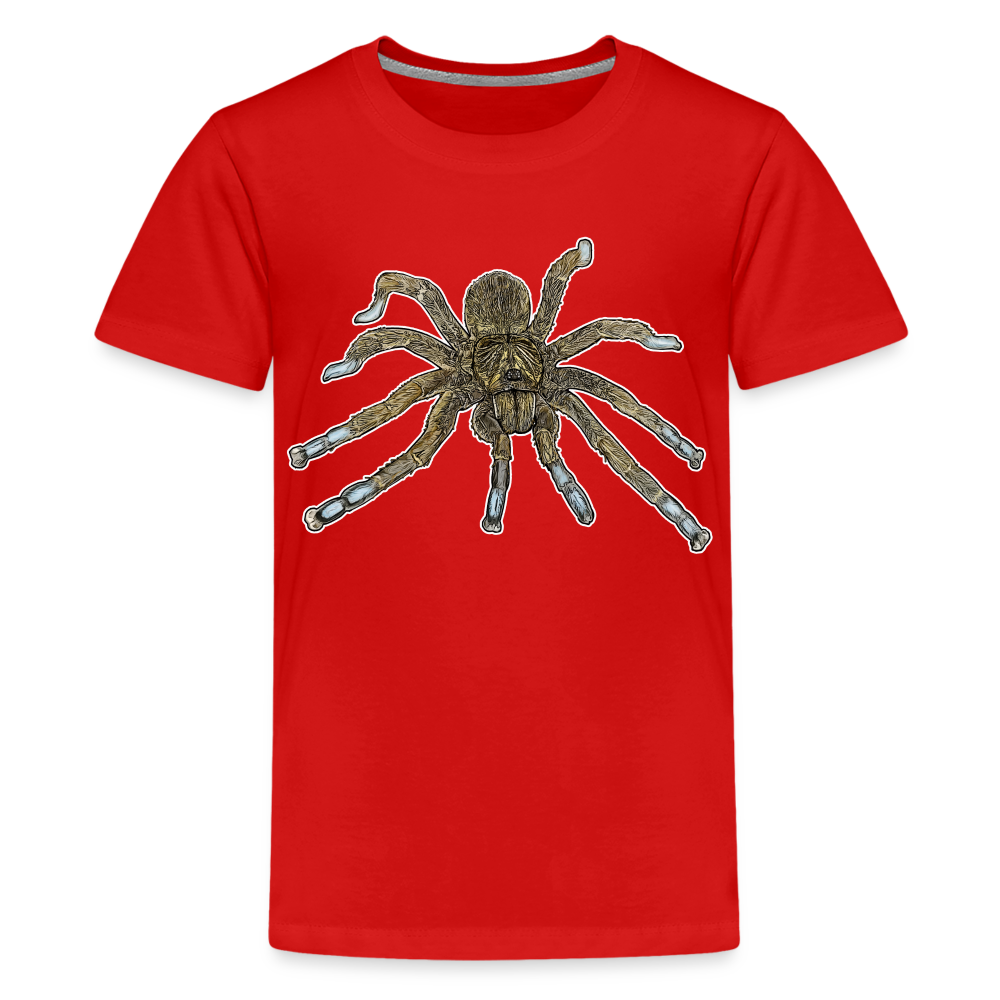 Teenager Basic T-Shirt Idiothele mira - Rot