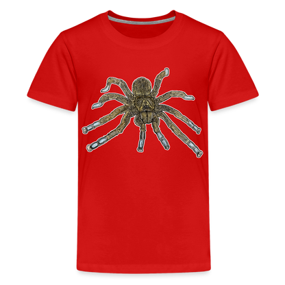 Teenager Basic T-Shirt Idiothele mira - Rot