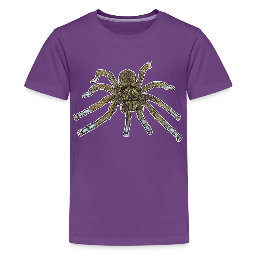 Teenager Basic T-Shirt Idiothele mira - Lila