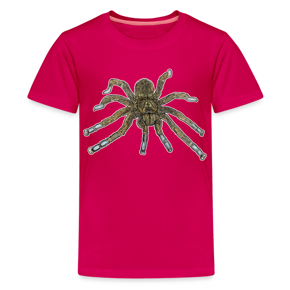 Teenager Basic T-Shirt Idiothele mira - dunkles Pink