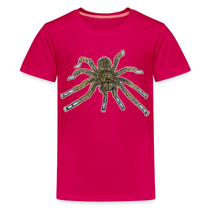 Teenager Basic T-Shirt Idiothele mira - dunkles Pink