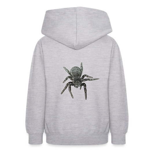 Teenager Hoodie Eresus walckenaeri - Hellgrau meliert