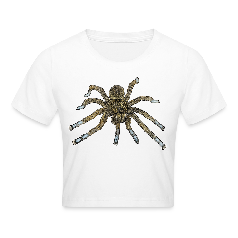 Crop T-Shirt Idiothele mira - weiß