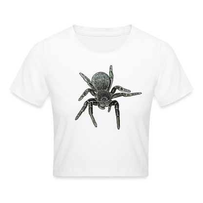 Crop T-Shirt Eresus walckenaeri - weiß