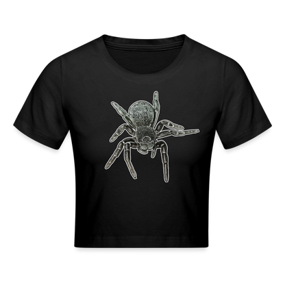 Crop T-Shirt Eresus walckenaeri - Schwarz