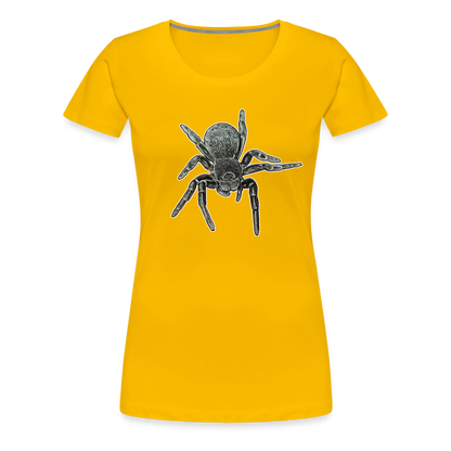 Frauen Basic T-Shirt Eresus walckenaeri - Sonnengelb