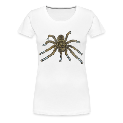Frauen Basic T-Shirt Idiothele mira - weiß